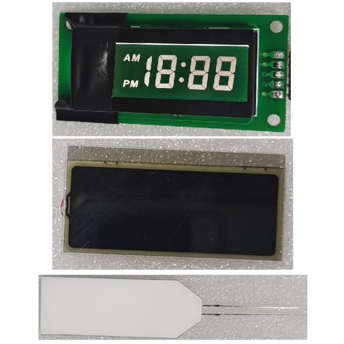 Customized 4 Digits TN Segment Negative LCD Display with Operating Temperature -30~+80℃ for Counters 2